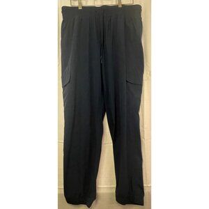 PA7025- StretchTech Quick‑Dry Cargo Pants Elastic Waist Drawstring Men’s Large